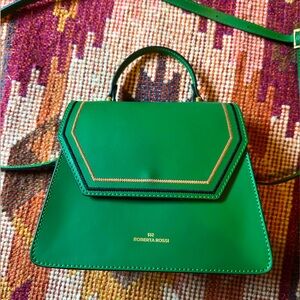 ROBERTA ROSSI ITALIAN MADE LEATHER HANDBAG